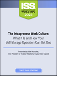 Video Pre-Order - The Intrapreneur Work Culture: What It Is and How Your Self-Storage Operation Can Get One